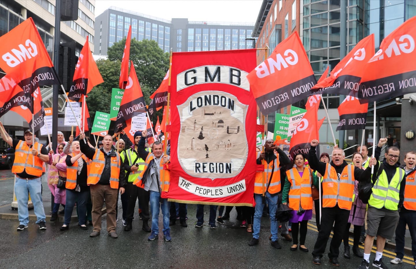 GMB to hold Asda protests against Contract 6
