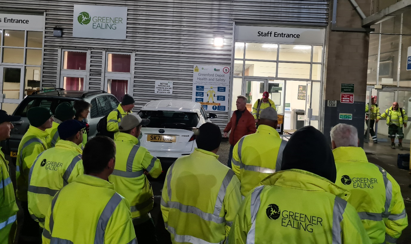 GMB members in Greener Ealing Ltd vote on the long overdue pay offer this morning