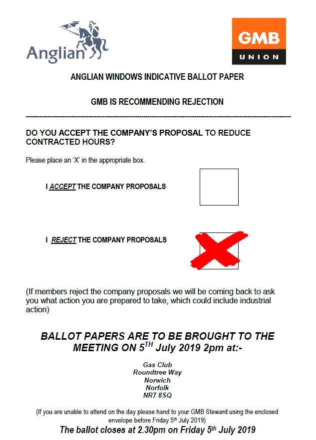 Anglian Windows scrap pay cut proposals