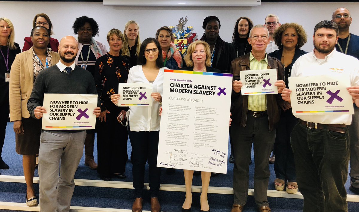 GMB support Enfield Council signing of Charter Against Modern Slavery