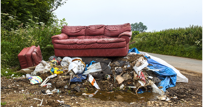 Zero tolerance needed on fly-tipping in London as GMB study shows more than 384,800 incidents in 2020-21 and no effective action in the vast majority of cases