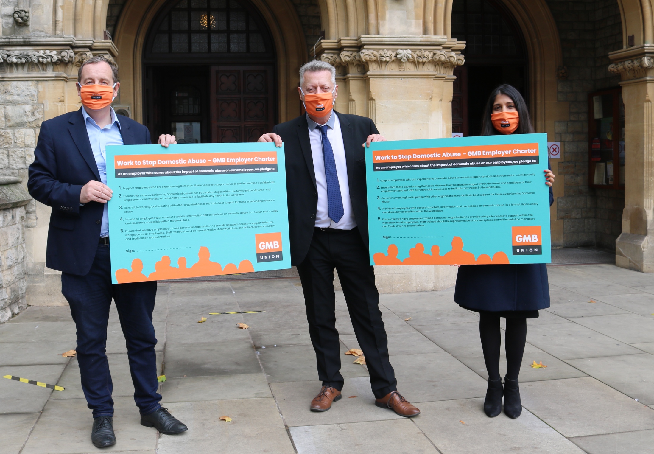 GMB London welcomes the commitment shown by Ealing Council in signing GMB’s Domestic Abuse Charter