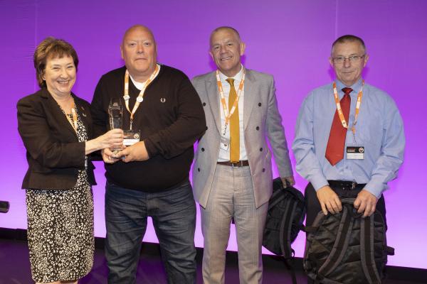 Norfolk resident receives runner-up prize for health and safety award at GMB Congress